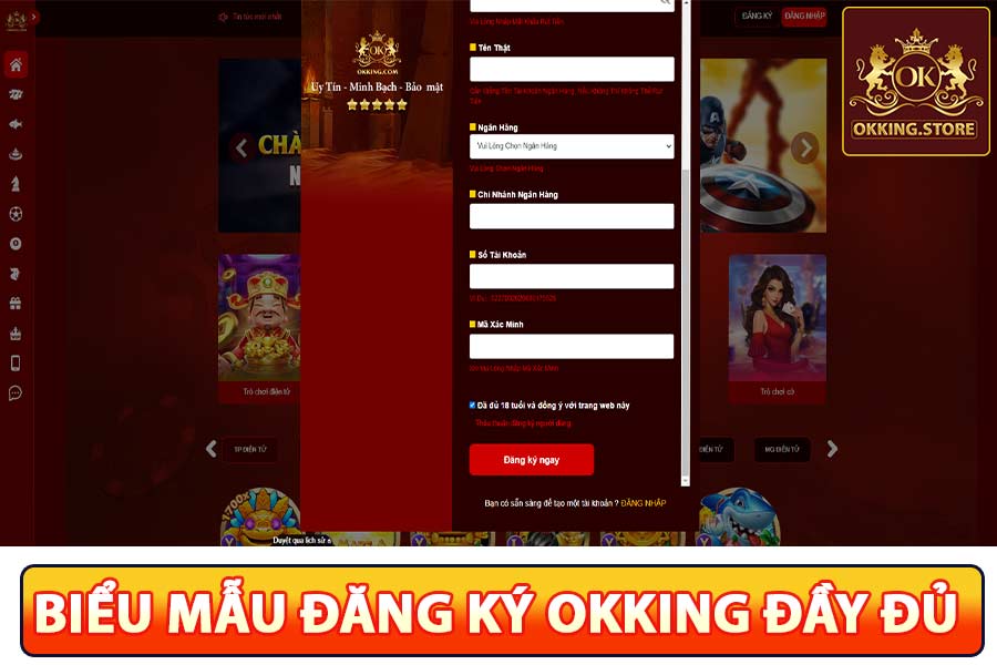 Những lí do nên lựa chọn đăng ký Okking trải nghiệm online